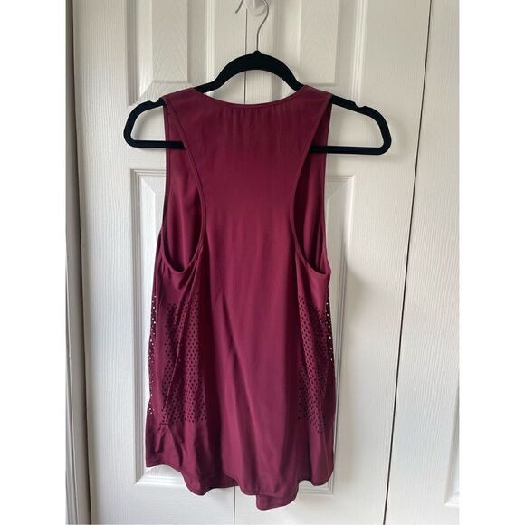 Alexander Wang Silk Burgundy Sleeveless Blouse - Picture 5 of 5